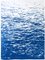 Abstraktes Großes Seascape Diptych von Ebbe nautisch Cyanotypie in klassischem Blau, 2020 5