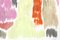 Peinture Pistache et Mauve Intérieurs Art Déco avec des Abat-Jours Abstraits, 2020 4