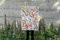 Peinture Gestures on Pistachio Beige Abstrait avec Pinceau Acrylique sur Papier, 2020 5
