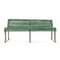 Wood and Iron Bench with Green Patina, 1940s 3