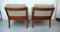Mid-Century Modern Danish Lounge Chairs in Teak with Cream Upholstery from France & Søn, 1950s, Set of 2 5