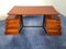 Italienischer Mid-Century Modern Teak Schreibtisch mit Stuhl, 1950er 15