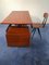 Bureau Moderne Mid-Century en Teck avec Chaise, Italie, 1950s 19