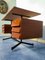 Mid-Century Italian Modern Teak Desk with Chair, 1950s, Set of 2 18