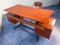 Scrivania Mid-Century moderna in teak con sedia, Italia, anni '50, Immagine 2