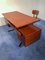 Italienischer Mid-Century Modern Teak Schreibtisch mit Stuhl, 1950er 6