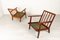 Vintage Danish Lounge Chairs by Aage Pedersen for Getama 1960s, Set of 2 11