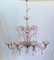 Mid-Century 8-Arm Chandelier from Cesare Toso, 1960s 1