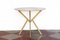 Dining Table with Round Carrara Marble Top, 1960s 1