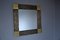 Mid-Century Italian Modern Solid Bronze Square Mirror 3