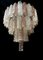 Mid-Century Kronleuchter aus Muranoglas, Venini zugeschrieben 7
