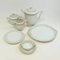 Coffee and Dessert Set in Limoges Porcelain, 1940s, Set of 22 2