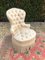 Satin Upholstered Toad Chair 2
