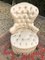 Satin Upholstered Toad Chair 4