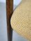 Poltrona in palissandro con rivestimento in lana, anni '60, Immagine 9