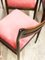 Mid-Century Mahogany Chair with Pink Velvet Upholstery, 1960s, Set of 6 12
