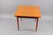 Mid-Century Square Teak Extendable Dining Table 4