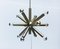 Lámpara de araña Sputnik alemana Era Espacial, Imagen 1