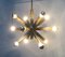 German Space Age Atomic Sputnik Chandelier 8