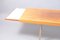 Vintage German Coffee Table With Extendable White Ceramic Blades, 1960s, Image 7