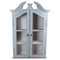 Grey-Painted Hanging Glass Cabinet in Gustavian Style, 1820 1
