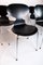 Black Ant Model 3101 Dining Chairs by Arne Jacobsen for Fritz Hansen, 2002, Set of 4 3