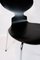Black Ant Model 3101 Dining Chairs by Arne Jacobsen for Fritz Hansen, 2002, Set of 4 5