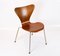 Teak Model 3107 Seven Chairs by Arne Jacobsen for Fritz Hansen, 1960s, Set of 4 6