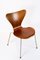 Sedie modello 3107 in teak di Arne Jacobsen per Fritz Hansen, anni '60, set di 4, Immagine 5
