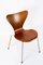 Teak Modell 3107 Seven Stühle von Arne Jacobsen für Fritz Hansen, 1960er, 4er Set 5