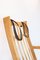 Oak and Red Wool Easy Chair by Hans J. Wegner for Getama, 1960s, Image 3