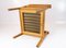 Oak and Red Wool Easy Chair by Hans J. Wegner for Getama, 1960s 6