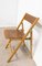 Mid-Century French Wood Folding Chair, 1970s 3