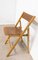 Mid-Century French Wood Folding Chair, 1970s, Image 3