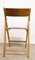 Mid-Century French Wood Folding Chair, 1970s 7