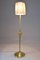 Goldene Murano Stehlampe aus Glas von Barovier & Toso, 1950er 5