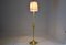 Goldene Murano Stehlampe aus Glas von Barovier & Toso, 1950er 4