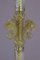 Goldene Murano Stehlampe aus Glas von Barovier & Toso, 1950er 8