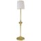 Goldene Murano Stehlampe aus Glas von Barovier & Toso, 1950er 1