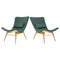 Czechoslovakian Shell Lounge Chairs by Miroslav Navratil, 1960s, Set of 2 1