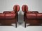 Scandinavian Leather Armchairs, 1970s, Set of 2 3