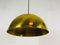 Polished Brass Pendant Lamp by Florian Schulz, 1970s 8