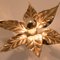 Willy Daro Style Brass Double Flower Wall Lights, 1970s 17