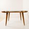 Solid Brass Walnut Glass Coffee Table by William Watting for Fristho, 1950s 11