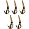 #4327 Wall Hooks by Carl Auböck, Set of 5 8