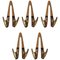 #4327 Wall Hooks by Carl Auböck, Set of 5 6