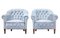 Early 20th Century Buttonback 3-Piece Suite Sofa and 2 Chairs, Image 3