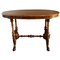 19th Century Victorian Antique Oval Walnut Centre Table 1