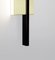 Brass Single Wall Light Square in Circle 4