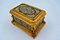 Antique Gilded and Enameled Bronze Box with Velvet Interior from Tahan, Image 14
